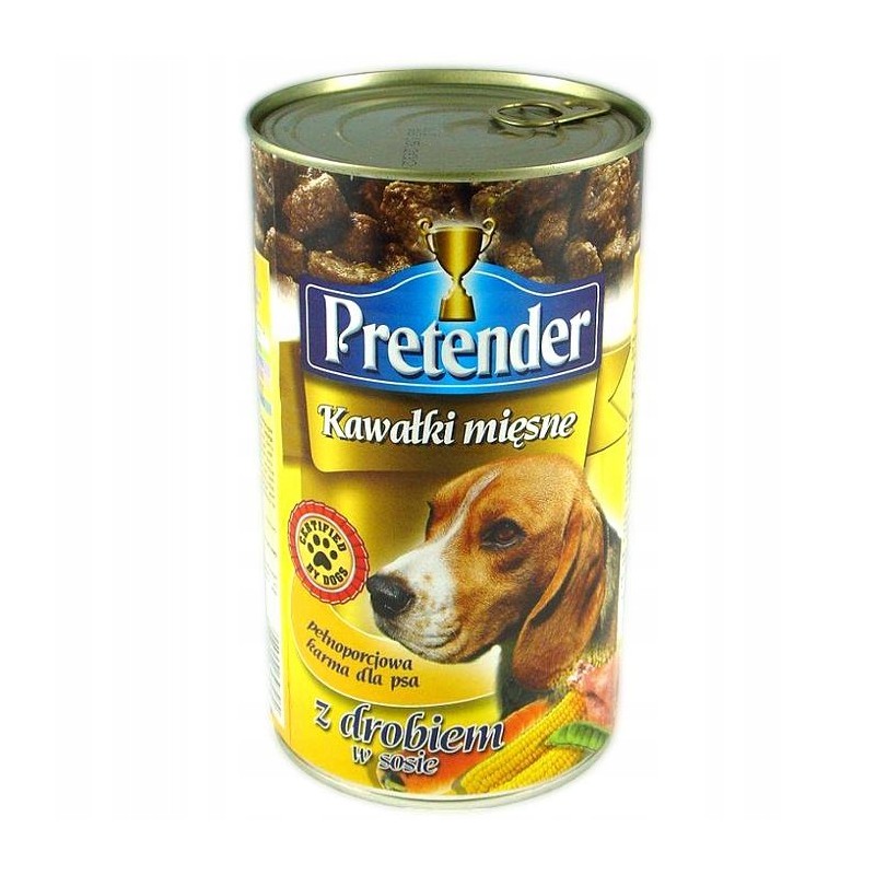 Karma mokra dla psa Pretender kurczak 1250 g