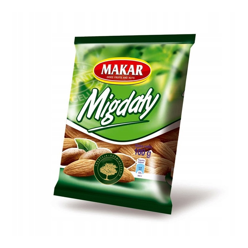 Makar Migdały łuskane 100g
