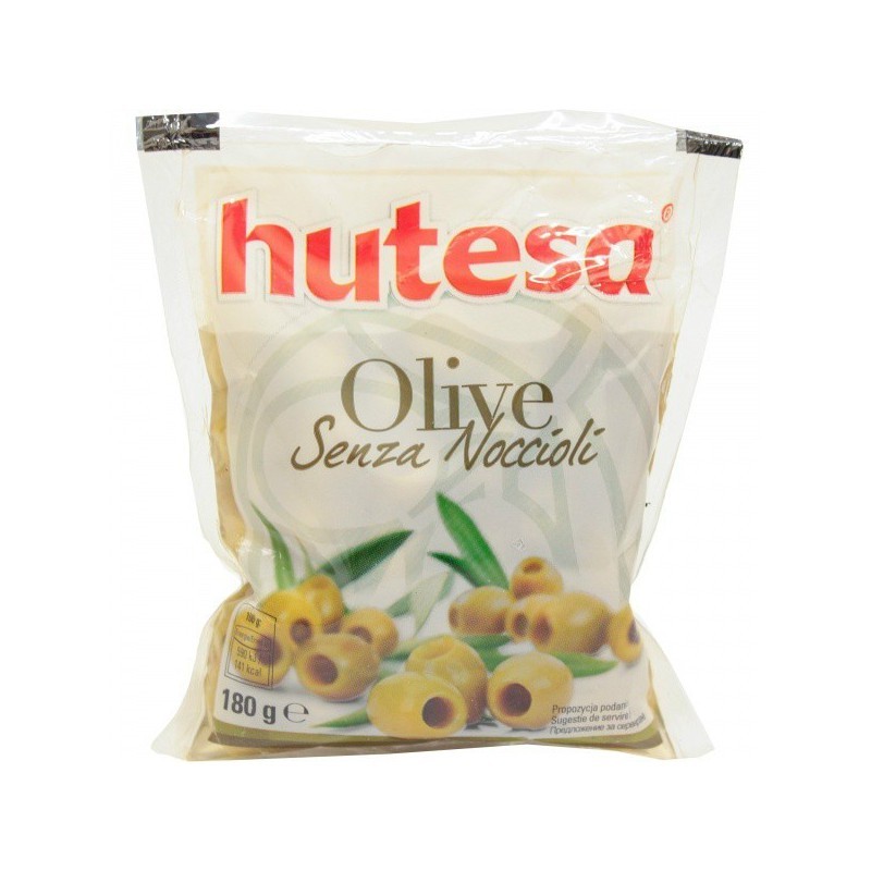 OLIWKI ZIELONE BEZ PESTEK 180G HUTESA