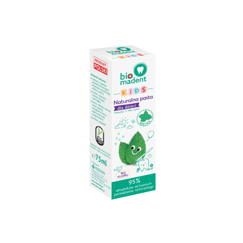 Bio Madent Pasta do zębów dla dzieci Mięta 75ml