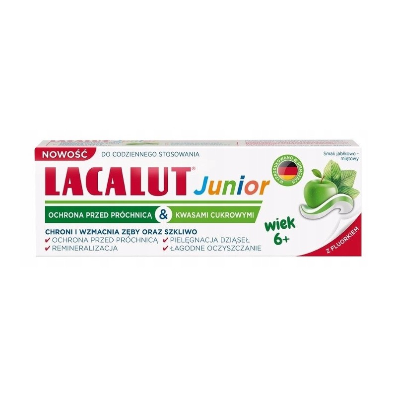LACALUT Junior Pasta do zębów dla dzieci od 6 lat