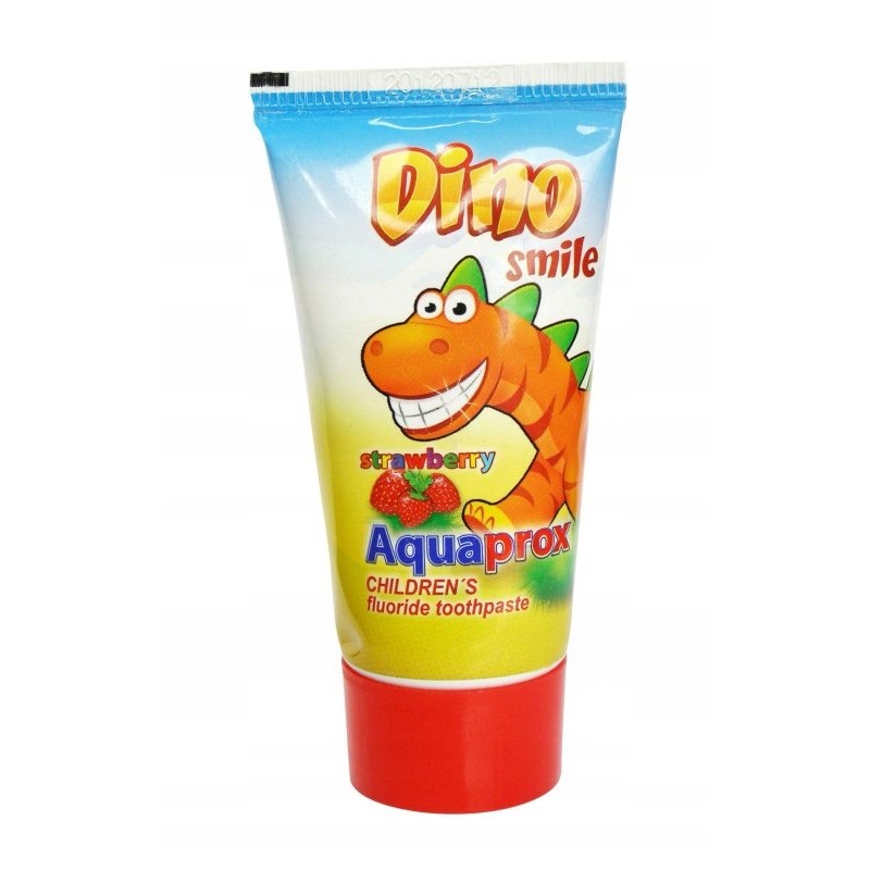 Pasta do zębów dla dzieci DINO smile Aquaprox 60g Truskawkowa