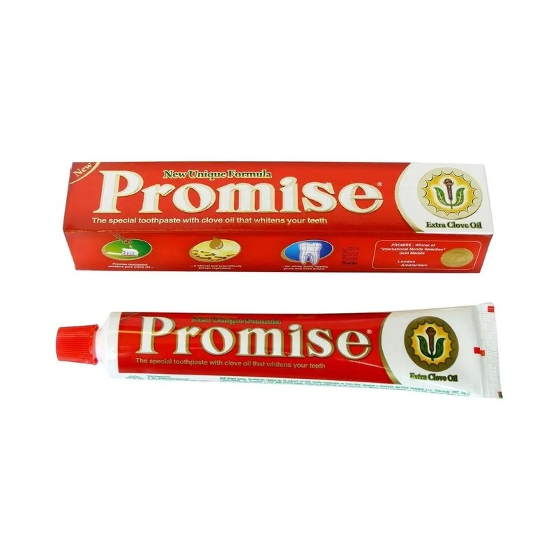 PROMISE antybakteryjna pasta do zębów olejek goździkowy, bez fluoru 150ml