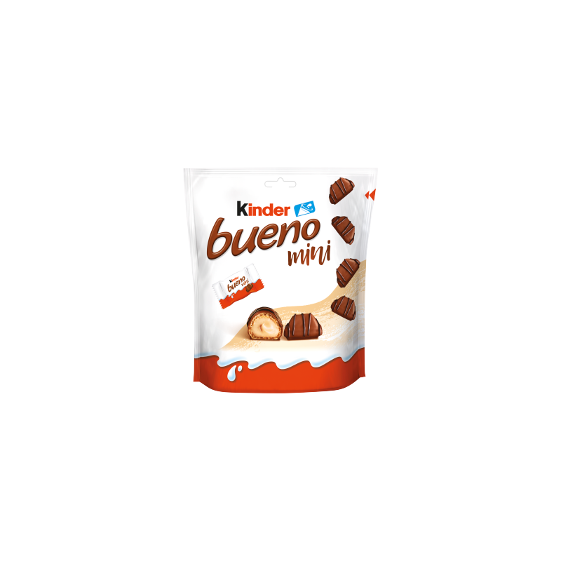 Kinder Bueno Mini Wafel pokryty mleczną czekoladą wypełniony nadzieniem 108 g