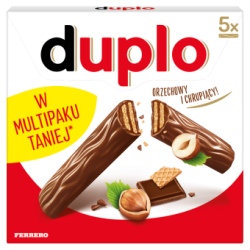 Duplo Wafel z orzechowym...