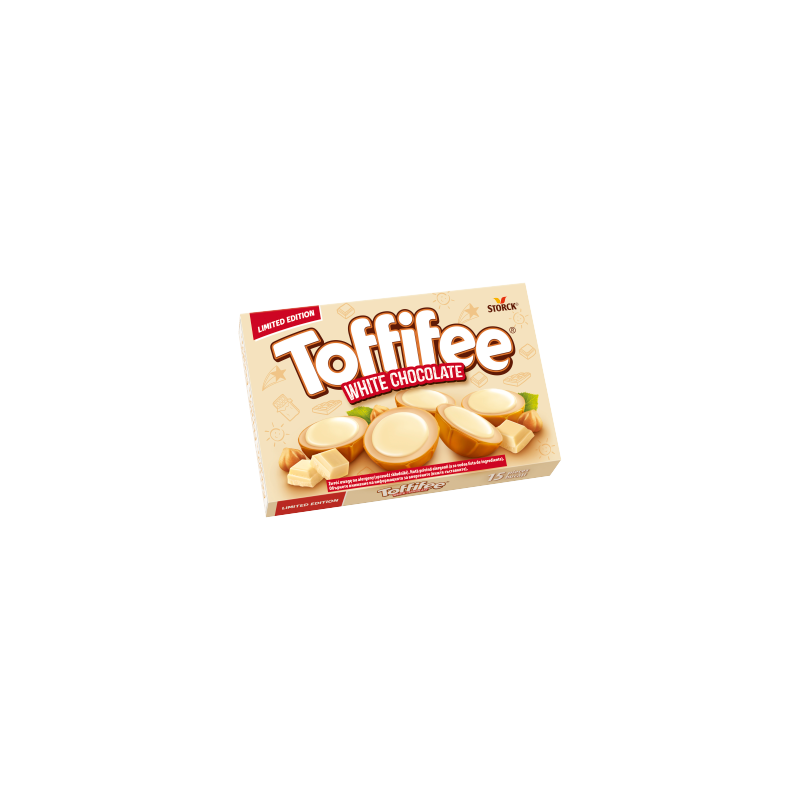 Toffifee Orzech laskowy w karmelu kremie i białej czekoladzie 125 g (15 sztuk)