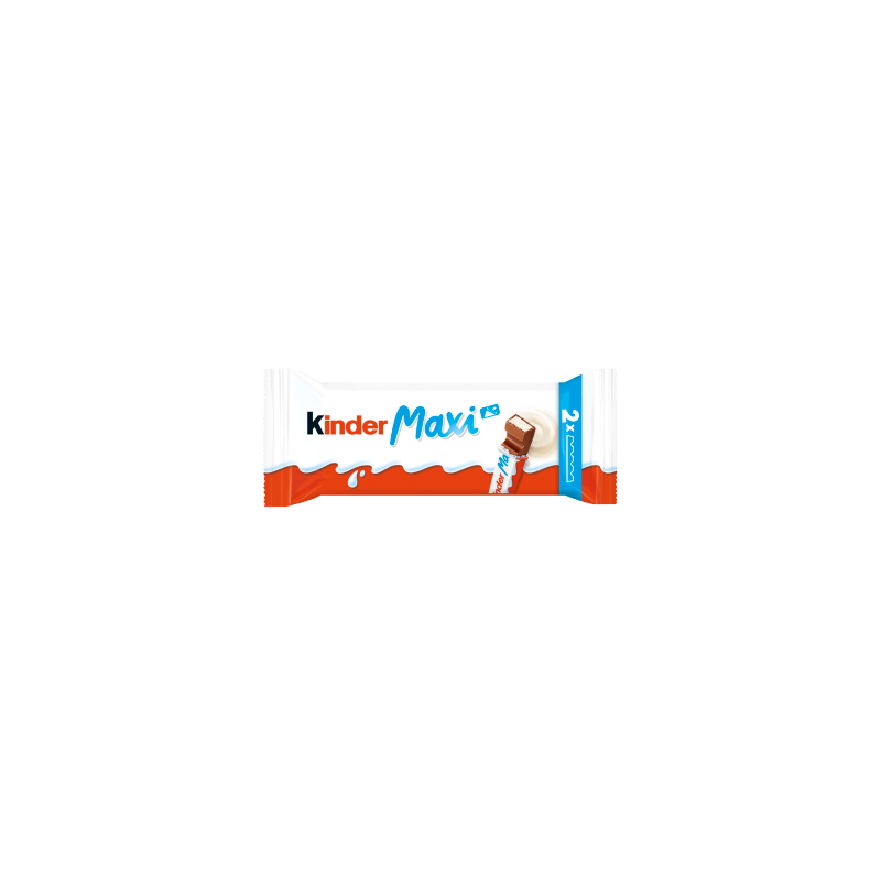 Kinder Chocolate Maxi Batonik z mlecznej czekolady z nadzieniem mlecznym 42 g (2 x 21 g)