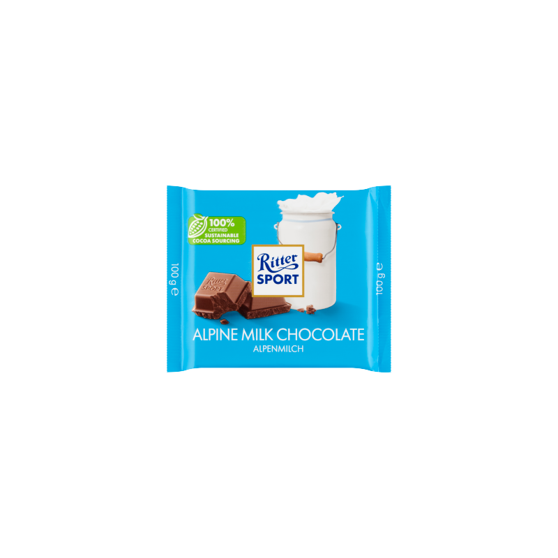 Ritter Sport Czekolada mleczna alpejska 100 g
