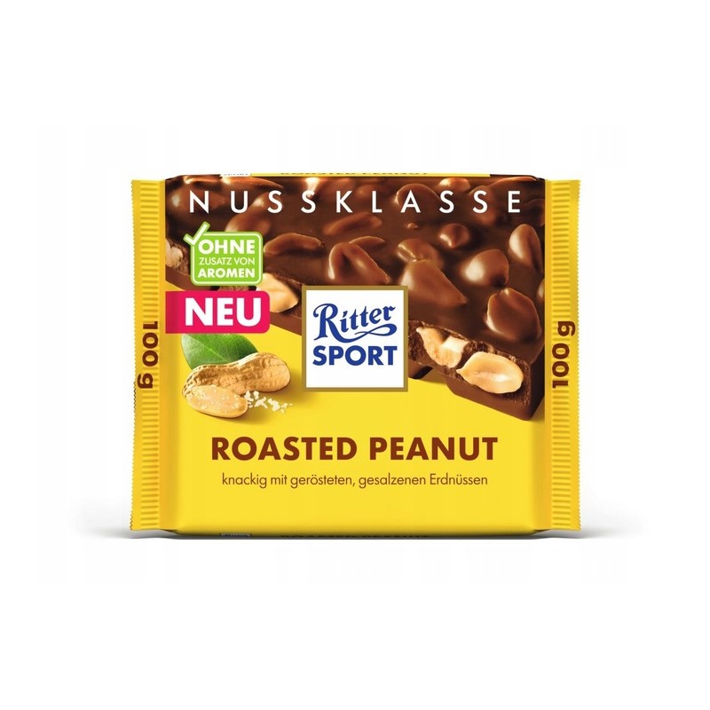 Ritter Sport Czekolada Mleczna z Prażonymi Orzechami Ziemnymi 100g