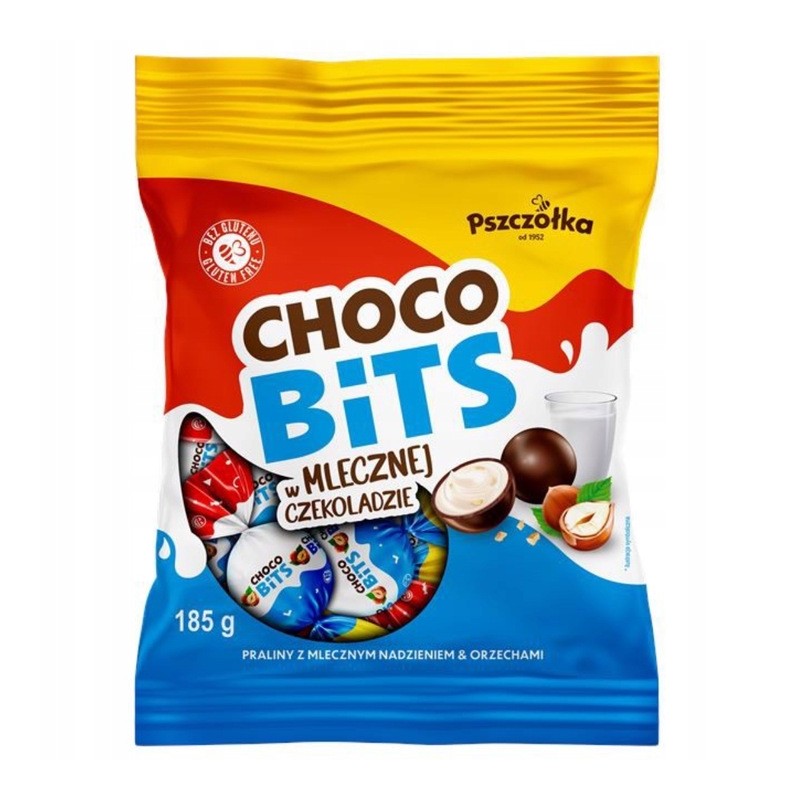 Pszczółka Cukierki Choco bits 185 g