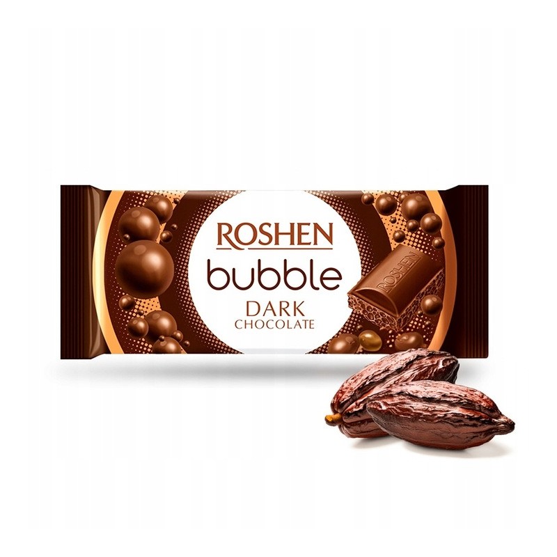Czekolada Roshen bąbelkowa Gorzka 50% Bubble Dark 80g