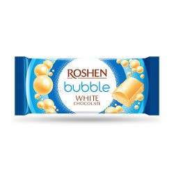 Czekolada biała z bąbelkami...
