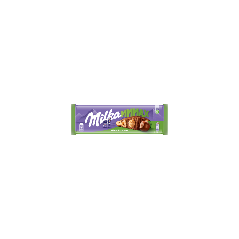 Milka Mmmax Whole Hazelnuts Czekolada mleczna 250 g