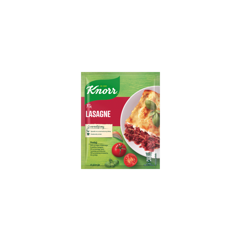 Knorr Fix lasagne 52 g