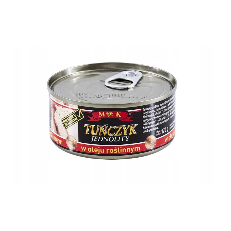 MK Tuńczyk jednolity w oleju roślinnym 170 g