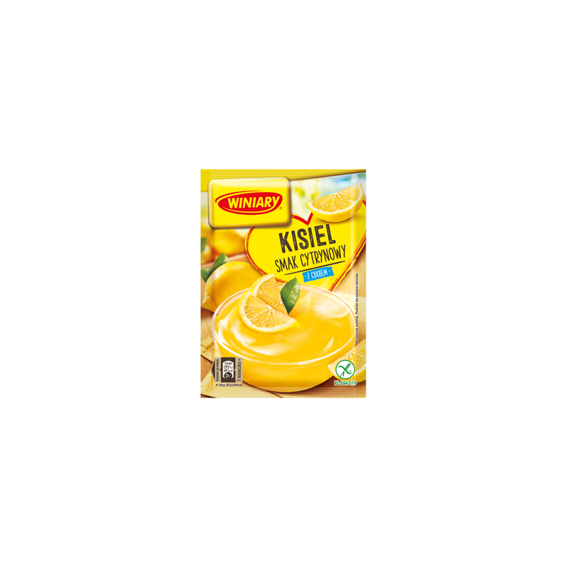 Winiary Kisiel z cukrem smak cytrynowy 77 g