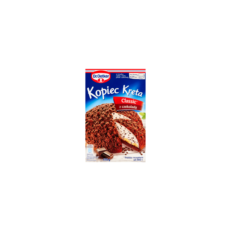 Dr. Oetker Ciasto Kopiec Kreta z czekoladą 410 g