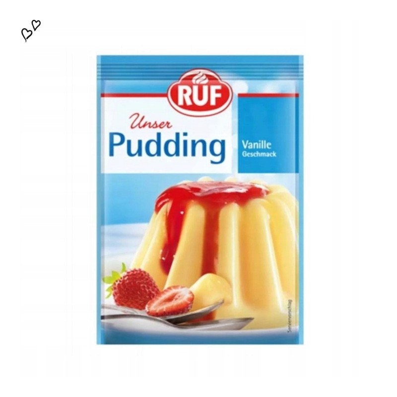 Ruf Pudding Budyń waniliowy 5szt w opakowaniu 185g