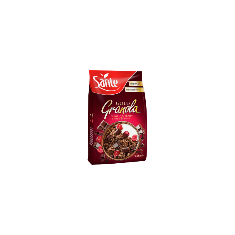 Sante Gold Granola brownie & wiśnie 300 g
