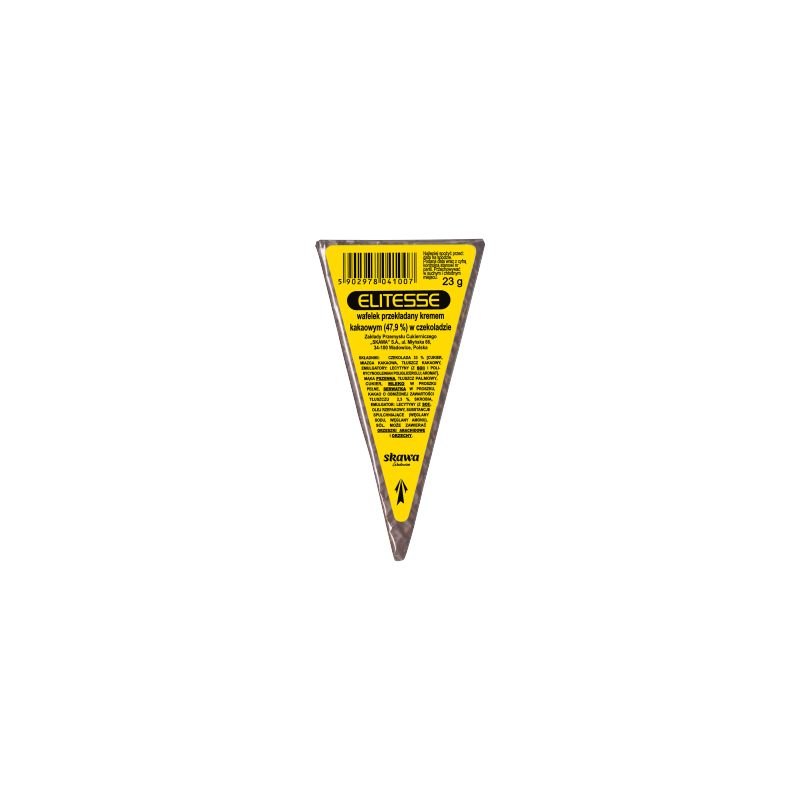 Wadowice Skawa Elitesse Wafelek przekładany kremem kakaowym w czekoladzie 23 g