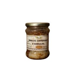 Smalec zapiekany z cebulką...