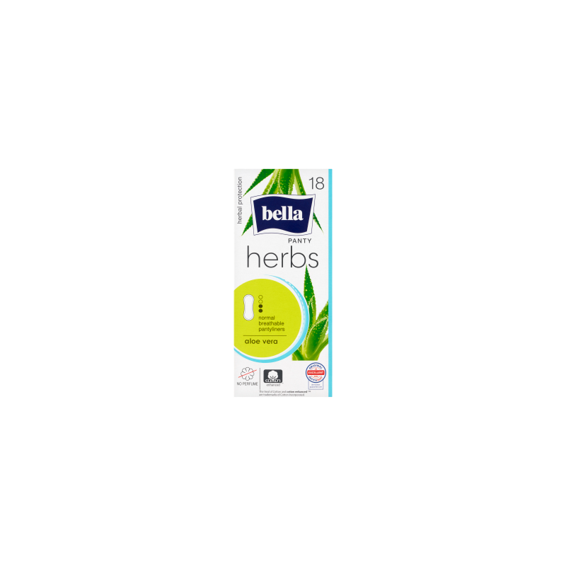 Bella Herbs Panty Aloe Vera Normal Wkładki higieniczne 18 sztuk
