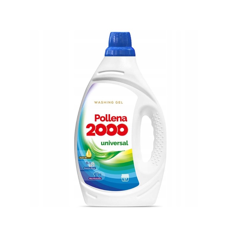 POLLENA 2000 Żel do prania UNIWERSALNY 57 prań, 2 l