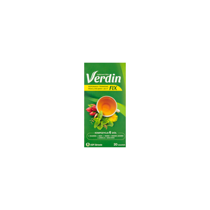 Verdin Fix Suplement diety kompozycja 6 ziół 36 g (20 x 1,8 g)