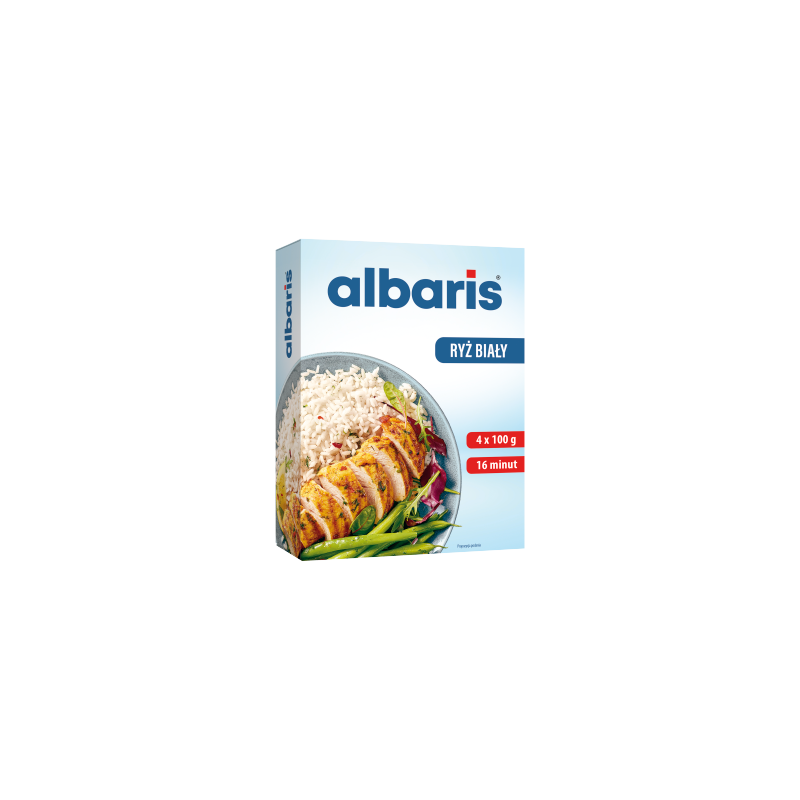 Albaris Ryż biały 400 g (4 x 100 g)