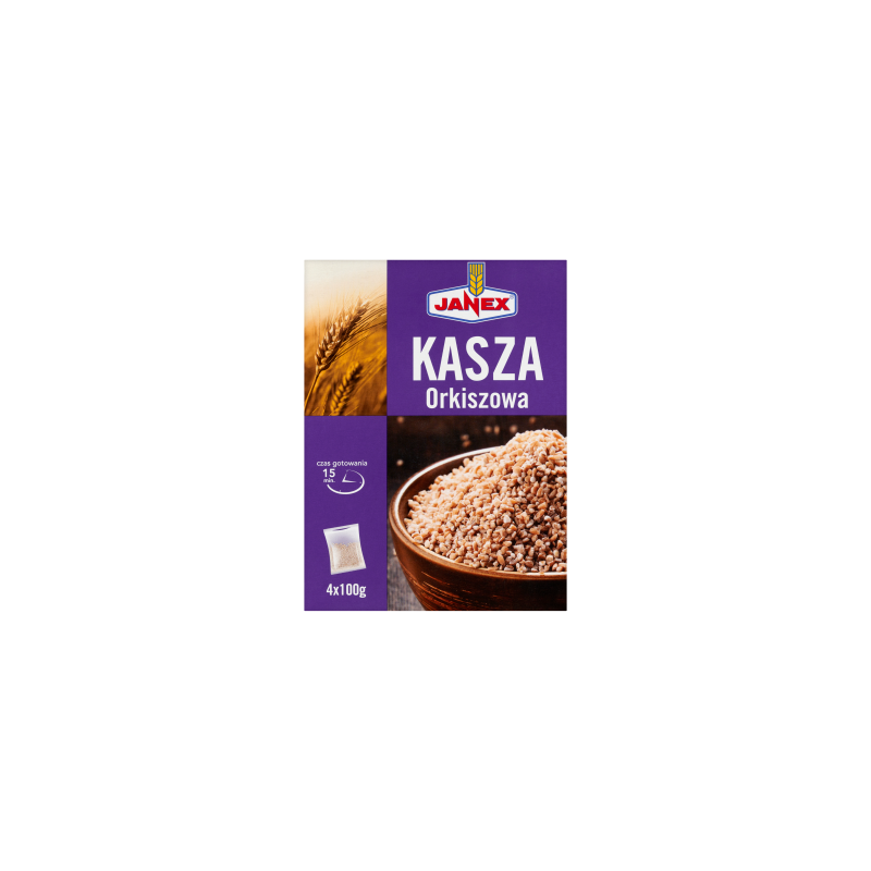 Janex Kasza orkiszowa 400 g (4 x 100 g)