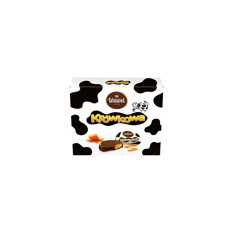 Wawel Czekolada mleczna z nadzieniem krówkowa 155 g