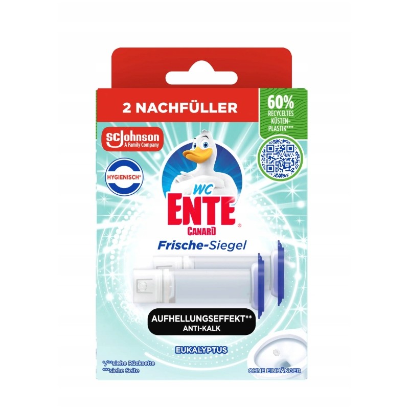 WC Ente żel wkład wc odkamieniacz eukaliptus z Niemiec