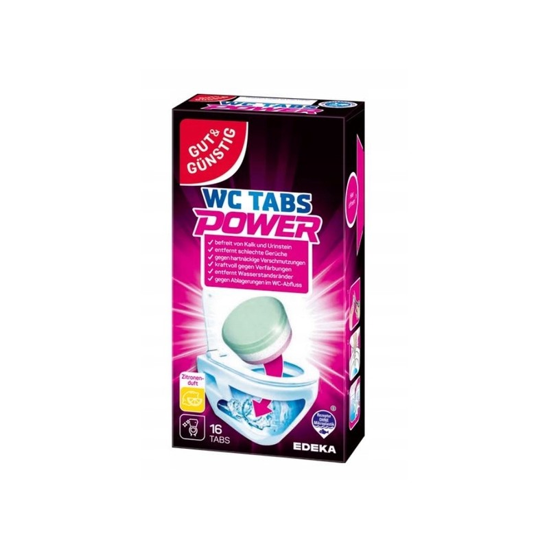 Tabletki do czyszczenia WC Gut & Günstig 16 sztuk