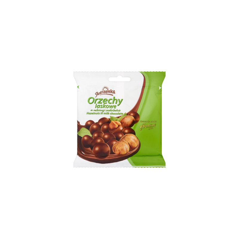 Jutrzenka Orzechy laskowe w mlecznej czekoladzie 80 g