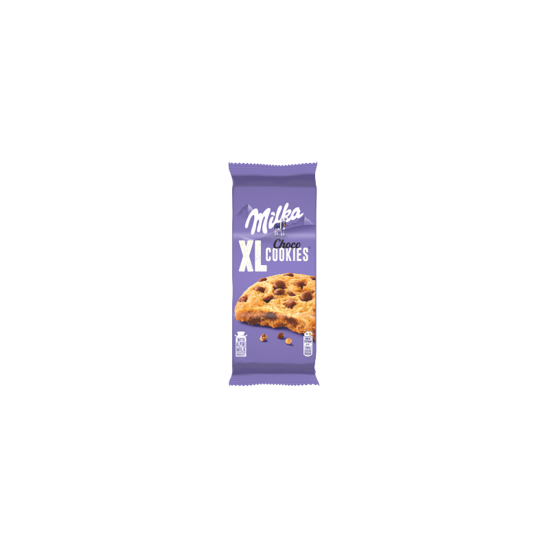 Milka XL Cookie Choco ciastka z kawałkami mlecznej czekolady - 184 g