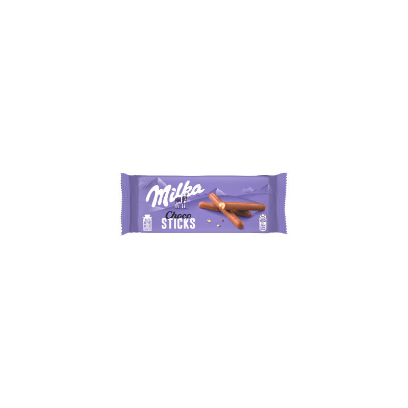 Milka Choco Sticks ciasteczka oblane mleczną czekoladą - 112 g