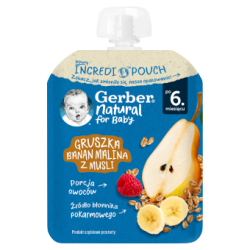 Gerber Gruszka banan malina...