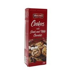 Ciastka z ciemną i mleczną...