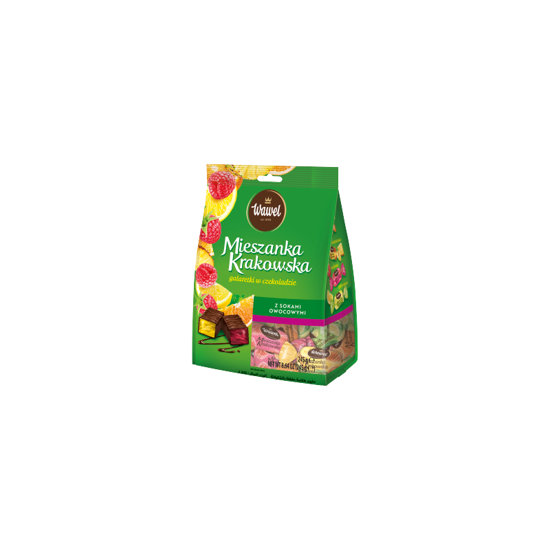 Wawel Mieszanka Krakowska Galaretki w czekoladzie 245 g