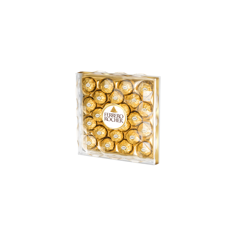 Ferrero Rocher Chrupiący wafelek z kremowym nadzieniem i orzechem laskowym w czekoladzie 300 g