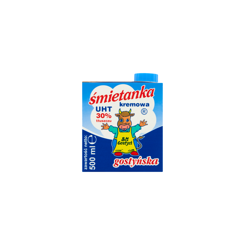 SM Gostyń Śmietanka kremowa UHT 30% 500 ml