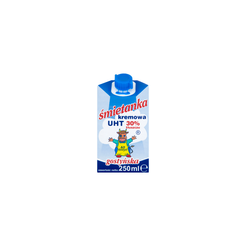 SM Gostyń Śmietanka gostyńska kremowa 30 % 250 ml