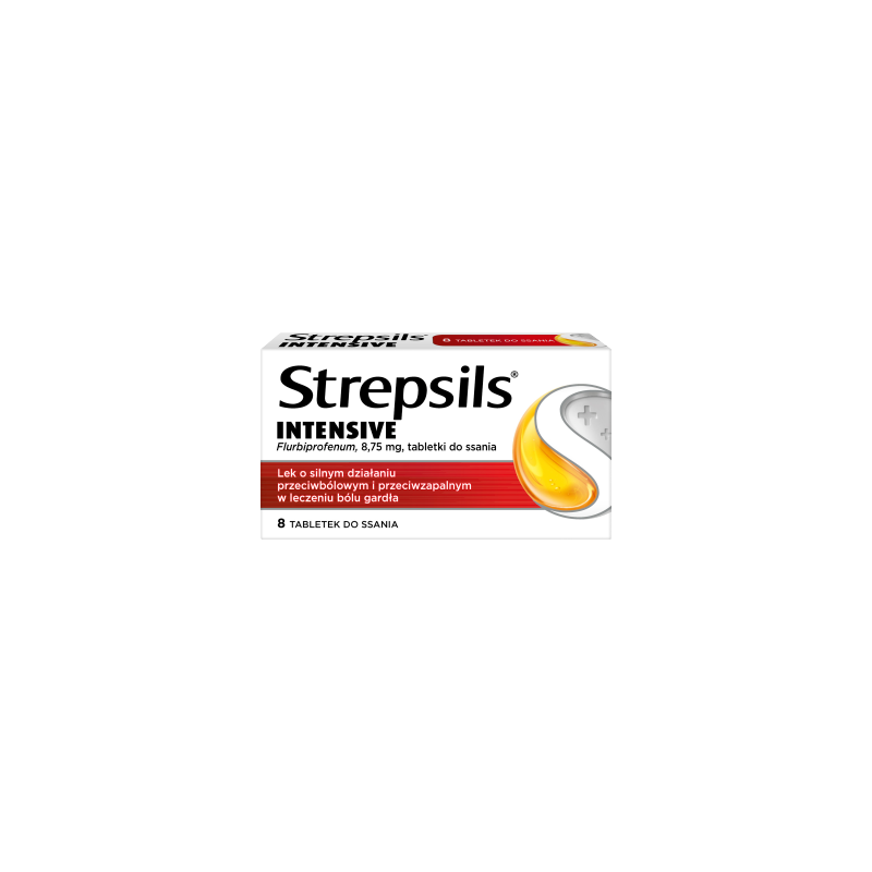 Strepsils Intensive Tabletki do ssania 8 sztuk