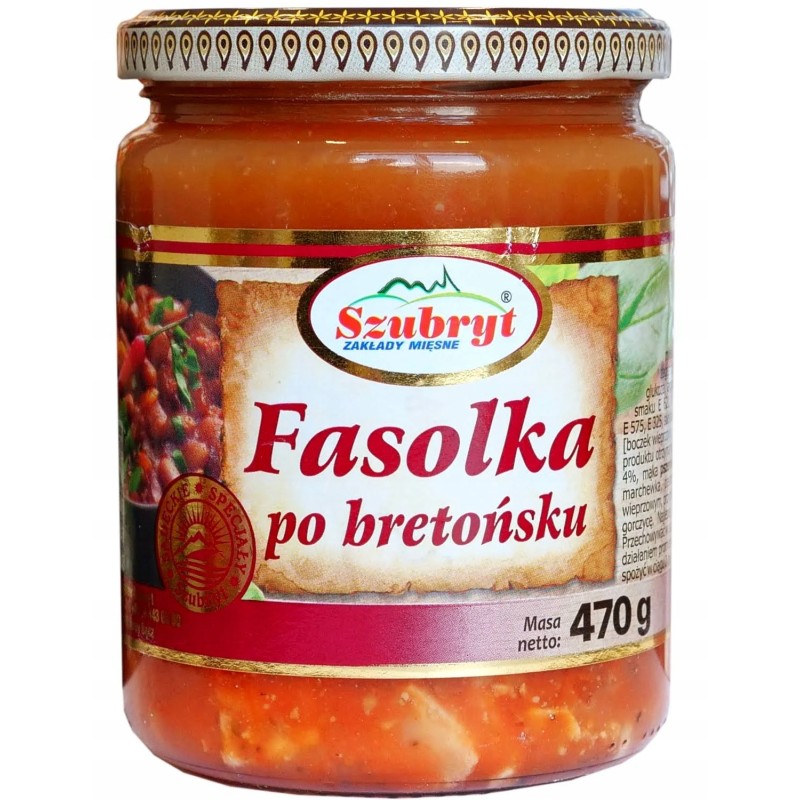 Fasolka po bretońsku Szubryt 470g