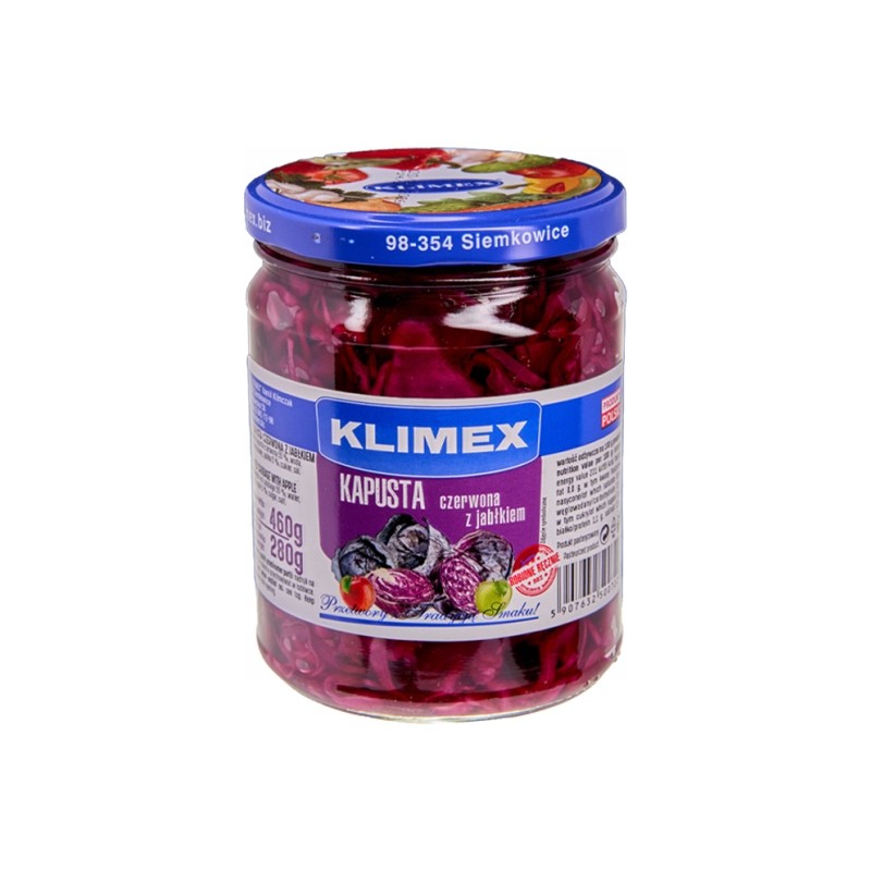 PD Kapusta czerwona z jabłkiem KLIMEX 460g