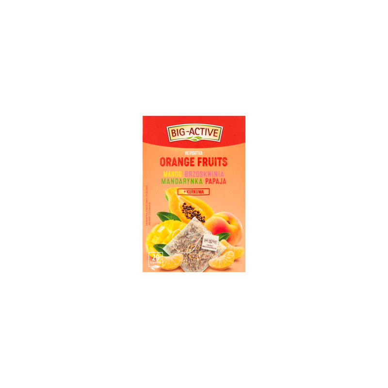 Big-Active Orange Fruits Herbatka 40 g (20 x 2 g)
