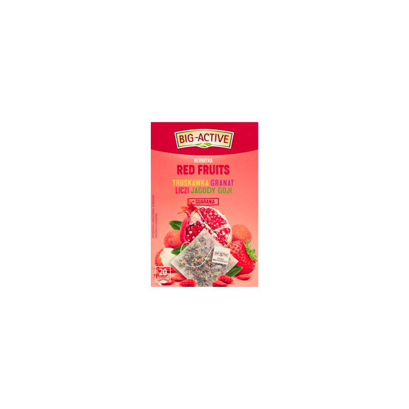 Big-Active Red Fruits Herbatka 45 g (20 x 2,25 g)