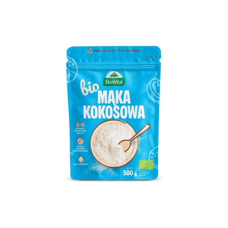 BIO Mąka kokosowa EKOWITAL 500 g