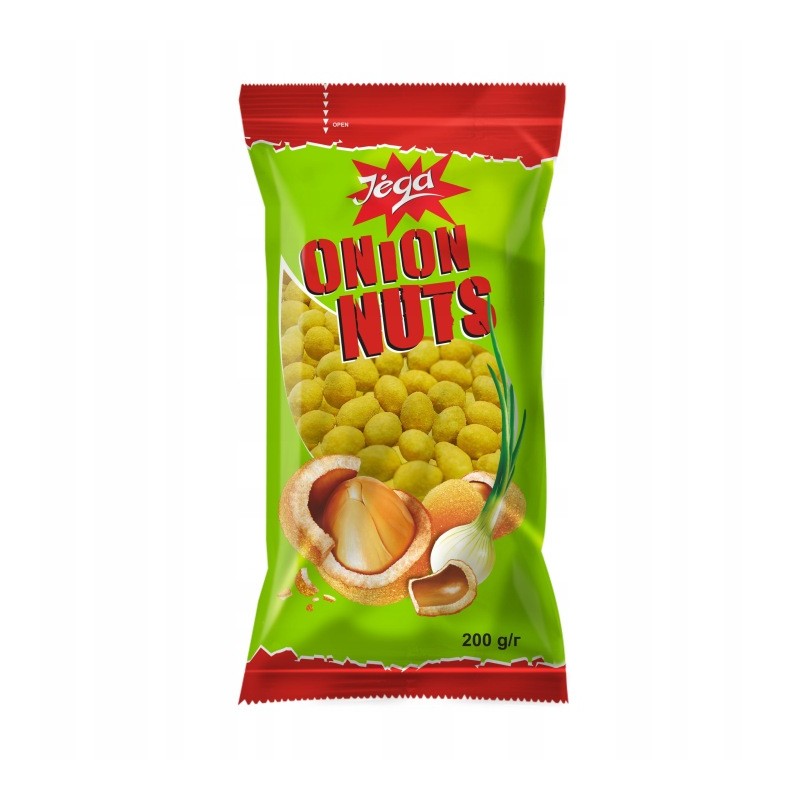 Orzeszki w panierce o smaku cebulki 200g Jega