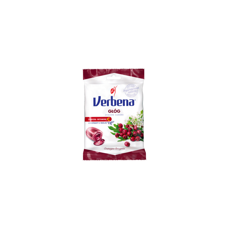 Verbena Ziołowe cukierki głóg 60 g
